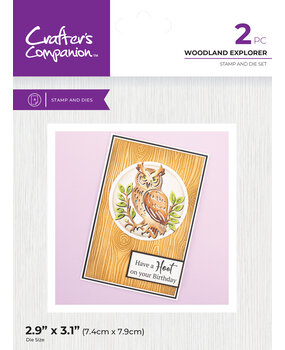 Crafter's Companion Outline Stamp & Die Woodland Explorer (CC-STD-WOEX)