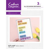 Crafter's Companion Outline Stamp & Die All Occasions Sentiments (CC-STD-AOS)