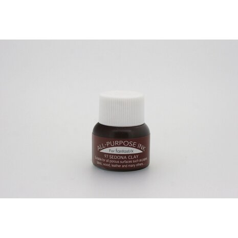 Tsukineko All-Purpose Ink Bottle Sedona Clay 15ml (API-097)