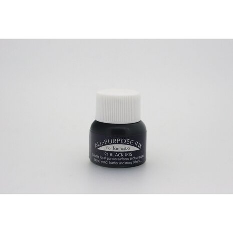 Tsukineko All-Purpose Ink Bottle Black Iris 15ml (API-091)
