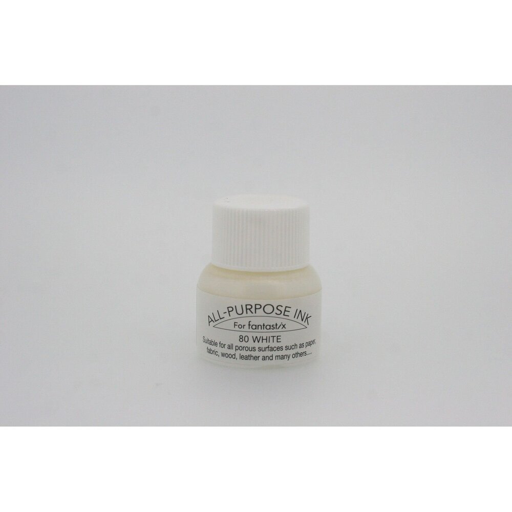 Tsukineko All-Purpose Ink Bottle White 15ml (API-080)