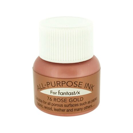 Tsukineko All-Purpose Ink Bottle Rose Gold 15ml (API-076)