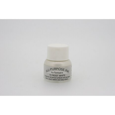 Tsukineko All-Purpose Ink Bottle Frost White 15ml (API-072)