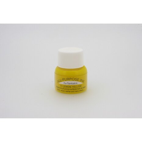 Tsukineko All-Purpose Ink Bottle Lemon Yellow 15ml (API-011)