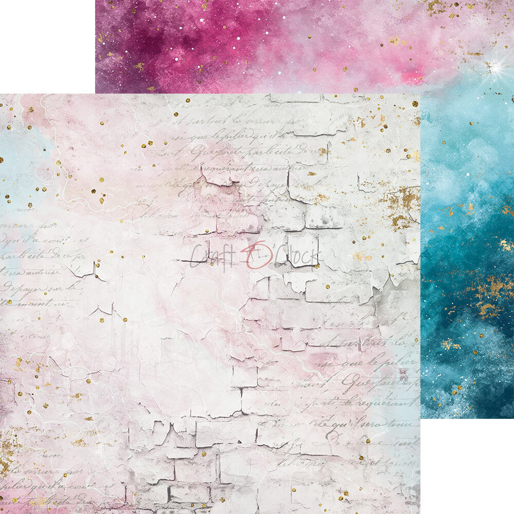 Craft O'Clock Soulflowers 8x8 Inch Basic Papers Set (CC-C67-SS-08)