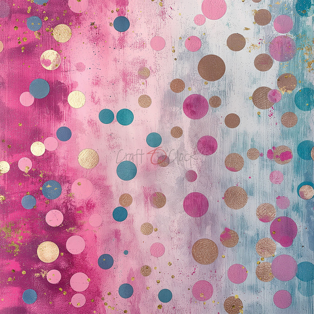 Craft O'Clock Soulflowers 8x8 Inch Basic Papers Set (CC-C67-SS-08)