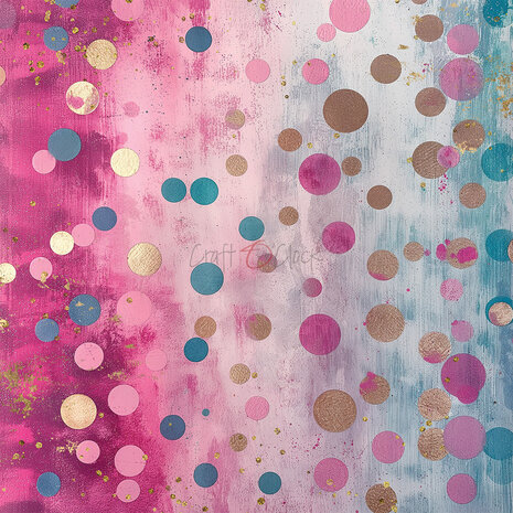 Craft O'Clock Soulflowers 8x8 Inch Basic Papers Set (CC-C67-SS-08)