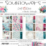 Craft O'Clock Soulflowers 8x8 Inch Medium Papers Set (CC-C67-SS-09)