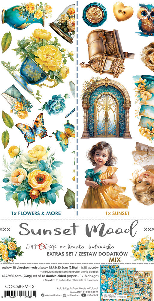 Craft O'Clock Sunset Mood Extras Set Mix (CC-C68-SM-13)