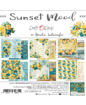 Craft O'Clock Sunset Mood 6x6 Inch Paper Set (CC-C68-SM-10)