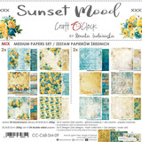 Craft O'Clock Sunset Mood 8x8 Inch Medium Papers Set (CC-C68-SM-09)
