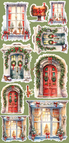 Craft O'Clock Christmas Everywhere Extras Set Flowers & More (CC-C69-CE-11)