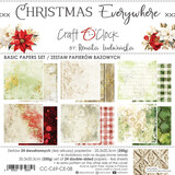 Craft O'Clock Christmas Everywhere 8x8 Inch Basic Papers Set (CC-C69-CE-08)