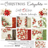 Craft O'Clock Christmas Everywhere 12x12 Inch Paper Set (CC-C69-CE-00)