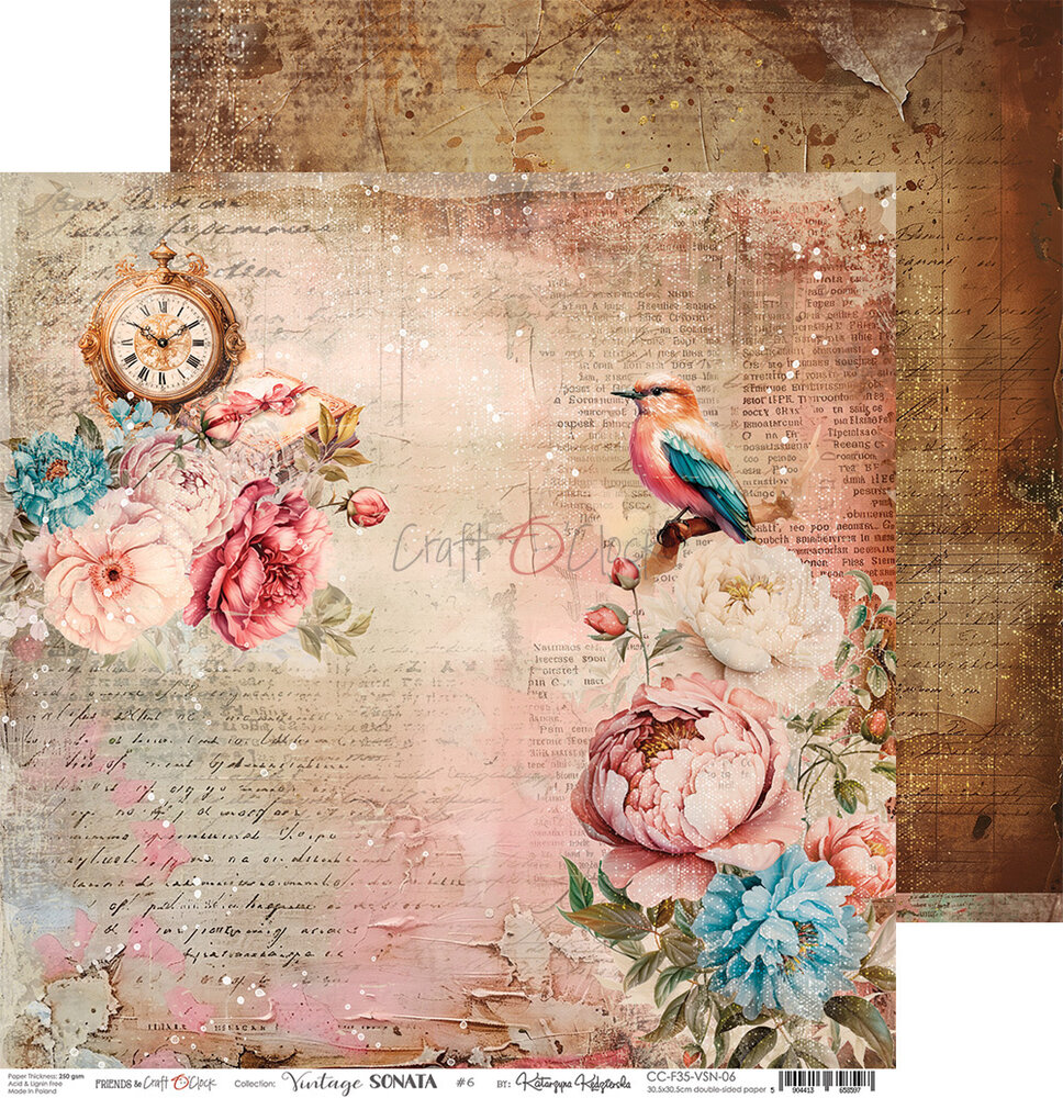 Craft O'Clock Vintage Sonata 12x12 Inch Paper Set (CC-F35-VSN-00) Craft O'Clock Vintage Sonata 12x12 Inch Paper Set (CC-F35-VSN-00)