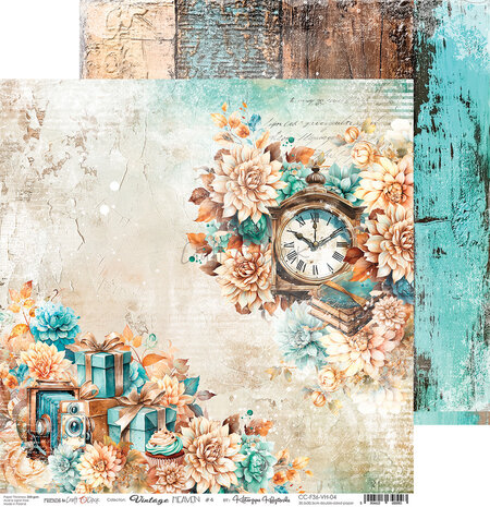 Craft O'Clock Vintage Heaven 12x12 Inch Paper Set (CC-F36-VH-00) Craft O'Clock Vintage Heaven 12x12 Inch Paper Set (CC-F36-VH-00)