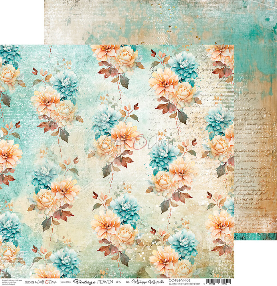 Craft O'Clock Vintage Heaven 12x12 Inch Paper Set (CC-F36-VH-00) Craft O'Clock Vintage Heaven 12x12 Inch Paper Set (CC-F36-VH-00)