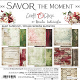Craft O'Clock Savor The Moment 8x8 Inch Basic Papers Set (CC-C70-STM-08)