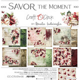 Craft O'Clock Savor The Moment 12x12 Inch Paper Set (CC-C70-STM-00)
