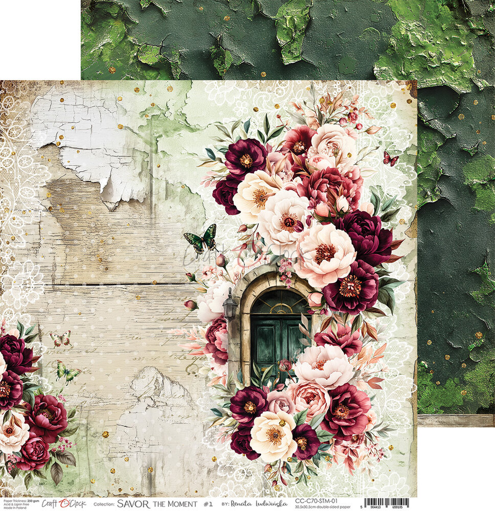 Craft O'Clock Savor The Moment 12x12 Inch Paper Set (CC-C70-STM-00) Craft O'Clock Savor The Moment 12x12 Inch Paper Set (CC-C70-STM-00)