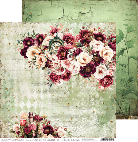 Craft O'Clock Savor The Moment 12x12 Inch Paper Set (CC-C70-STM-00) Craft O'Clock Savor The Moment 12x12 Inch Paper Set (CC-C70-STM-00)