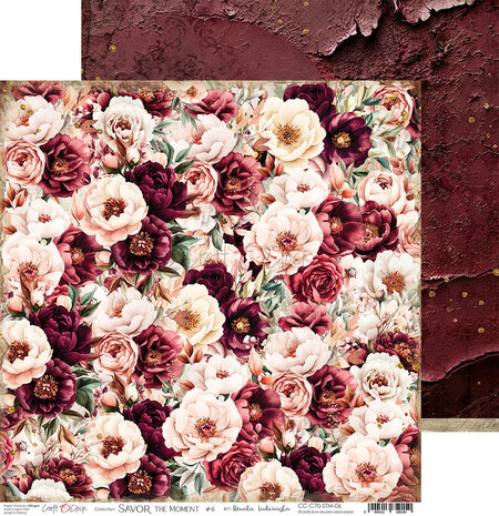 Craft O'Clock Savor The Moment 12x12 Inch Paper Set (CC-C70-STM-00) Craft O'Clock Savor The Moment 12x12 Inch Paper Set (CC-C70-STM-00)