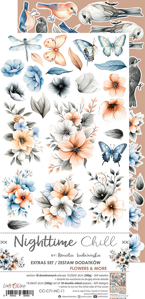 Craft O'Clock Nighttime Chill Extras Set Mix (CC-C71-NC-13) Craft O'Clock Nighttime Chill Extras Set Mix (CC-C71-NC-13)