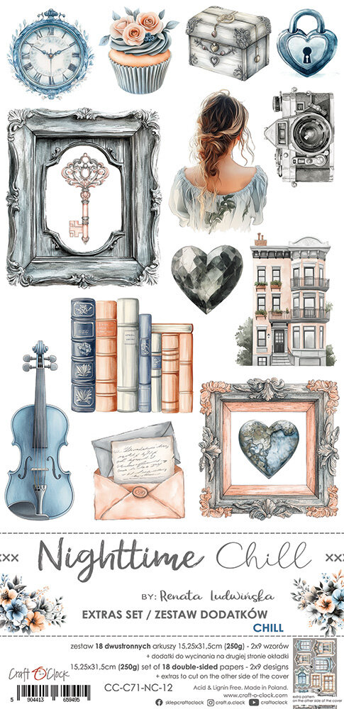 Craft O'Clock Nighttime Chill Extras Set Chill (CC-C71-NC-12) Craft O'Clock Nighttime Chill Extras Set Chill (CC-C71-NC-12)