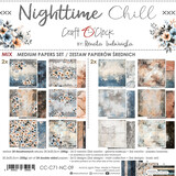 Craft O'Clock Nighttime Chill 8x8 Inch Medium Papers Set (CC-C71-NC-09)