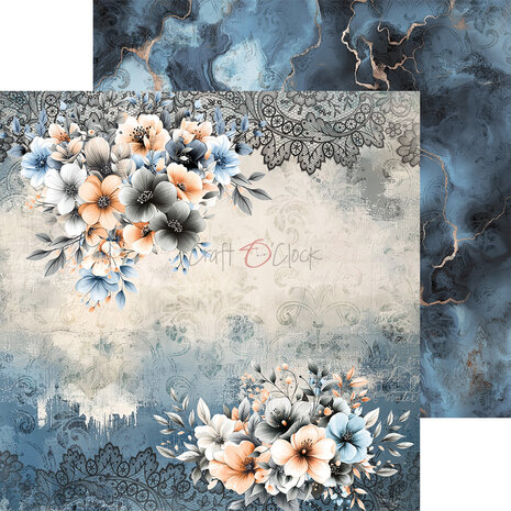 Craft O'Clock Nighttime Chill 8x8 Inch Paper Set (CC-C71-NC-07)