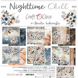 Craft O'Clock Nighttime Chill 12x12 Inch Paper Set (CC-C71-NC-00)