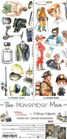 Craft O'Clock The November Man Extras Set Mix (CC-F37-NM-13) Craft O'Clock The November Man Extras Set Mix (CC-F37-NM-13)