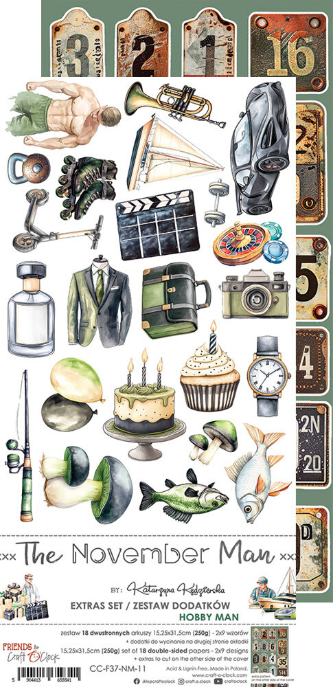Craft O'Clock The November Man Extras Set Mix (CC-F37-NM-13) Craft O'Clock The November Man Extras Set Mix (CC-F37-NM-13)