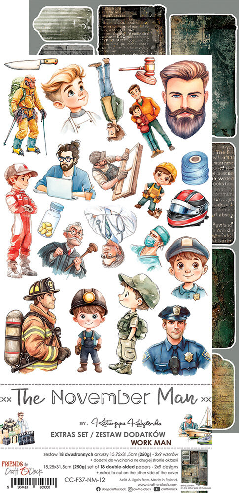 Craft O'Clock The November Man Extras Set Mix (CC-F37-NM-13) Craft O'Clock The November Man Extras Set Mix (CC-F37-NM-13)