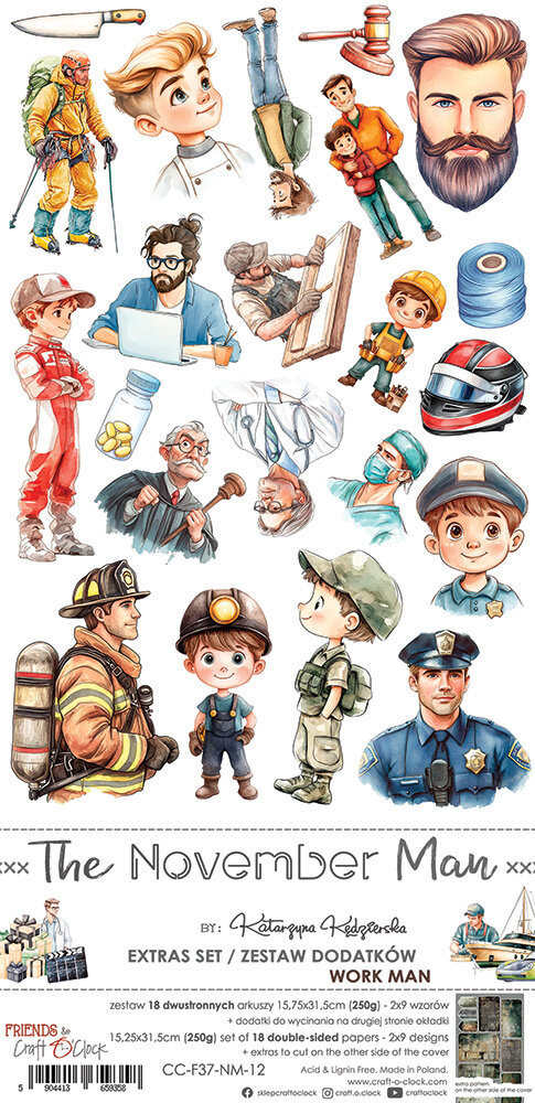 Craft O'Clock The November Man Extras Set Work Man (CC-F37-NM-12) Craft O'Clock The November Man Extras Set Work Man (CC-F37-NM-12)