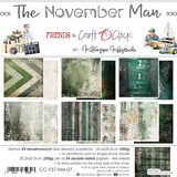 Craft O'Clock The November Man 8x8 Inch Paper Set (CC-F37-NM-07)