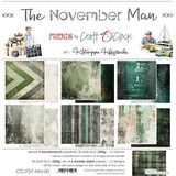 Craft O'Clock The November Man 12x12 Inch Paper Set (CC-F37-NM-00)