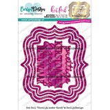 CarlijnDesign Hot foil Sierlijk kader Kerst (CDHF-0062)