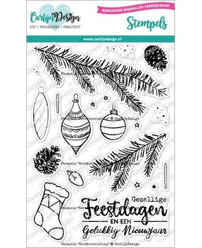 CarlijnDesign Stempels Kerstversiering (CDST-0127)