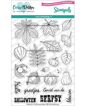 CarlijnDesign Stempels Herfstgroetjes (CDST-0126)