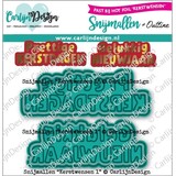 CarlijnDesign Snijmallen Kerstwensen 1 (CDSN-0281)