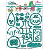 CarlijnDesign Snijmallen Festive Friends (CDSN-0278)