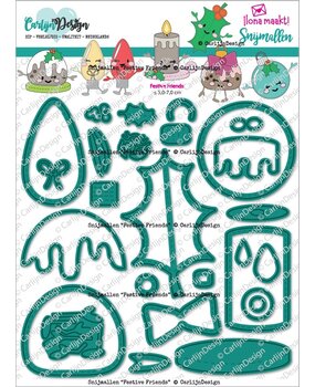 CarlijnDesign Snijmallen Festive Friends (CDSN-0278)