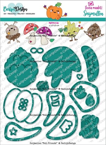 CarlijnDesign Snijmallen Fall Friends van Ilona (CDSN-0275) CarlijnDesign Snijmallen Fall Friends van Ilona (CDSN-0275)