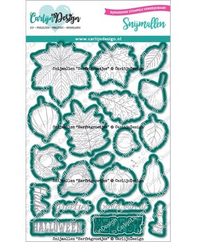 CarlijnDesign Snijmallen Herfstgroetjes (CDSN-0274)