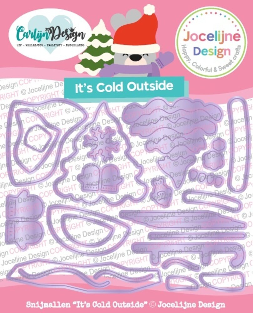 CarlijnDesign Snijmallen It's cold outside (CDJD-0051) CarlijnDesign Snijmallen It's cold outside (CDJD-0051)