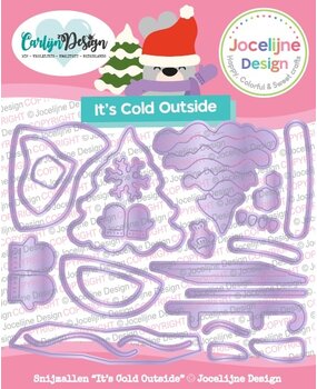 CarlijnDesign Snijmallen It's cold outside (CDJD-0051)