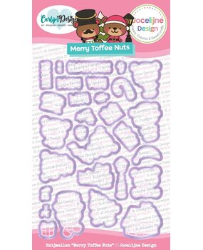 CarlijnDesign Snijmallen Merry Toffee Nuts (CDJD-0050)