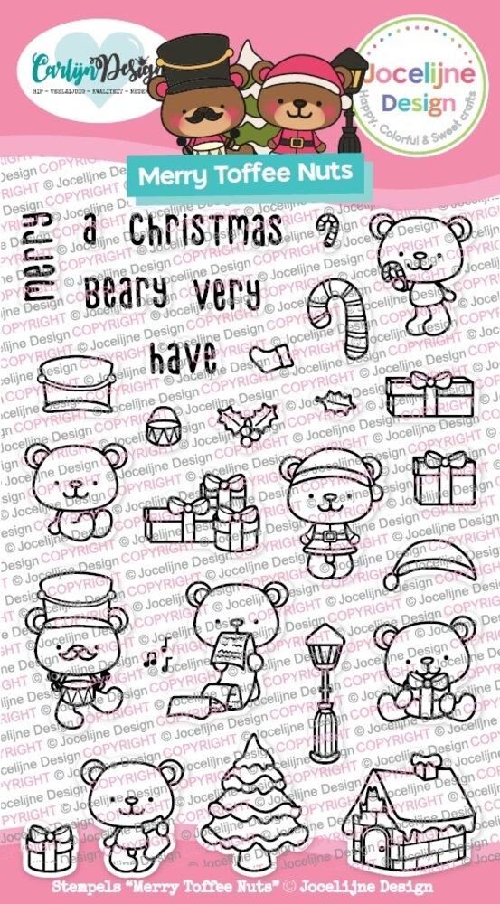 CarlijnDesign Stempels Merry Toffee Nuts (CDJD-0049) CarlijnDesign Stempels Merry Toffee Nuts (CDJD-0049)