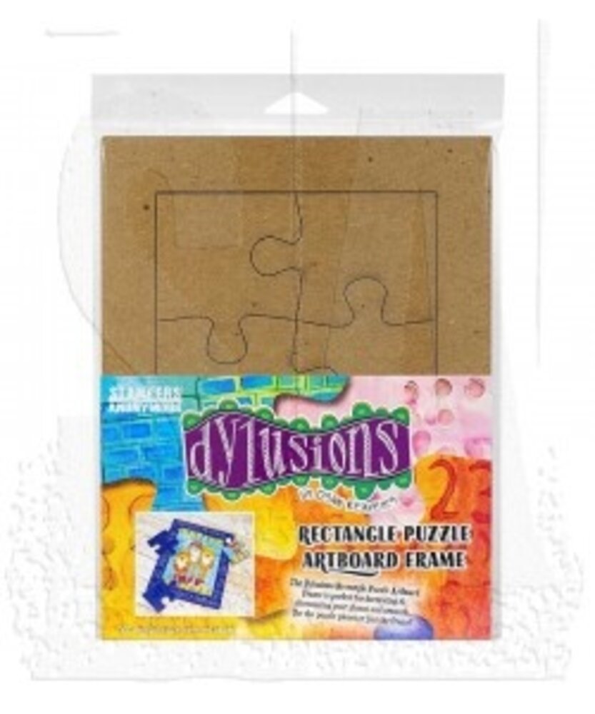 Stampers Anonymous Artboard Frame Dylusions Rectangle Puzzle (DYRPZ)